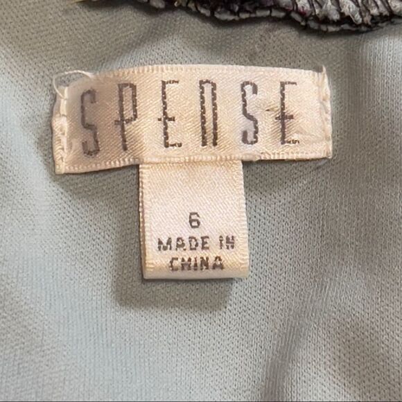 Spense Multicolored Bell Sleeve Dress Sz 6 - Picture 13 of 15